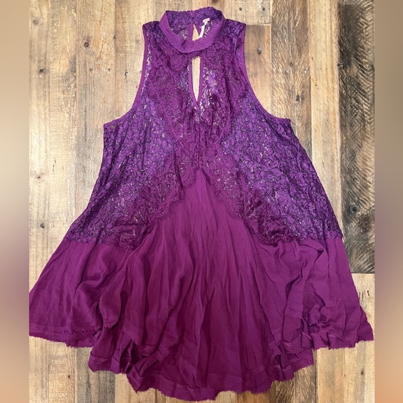 Free People Lace Tunic Tank/Dress - Picture 3 of 14